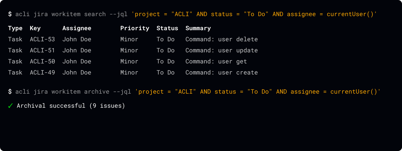 Atlassian CLI, now in your terminal